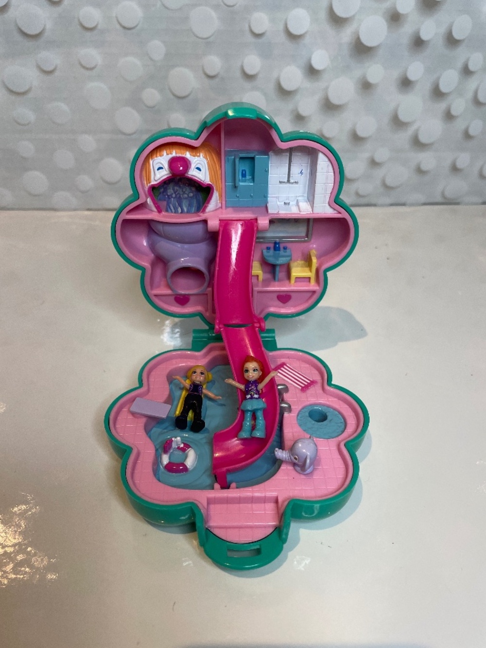 Vintage Polly Pocket Bluebird Water Fun Park Compact
